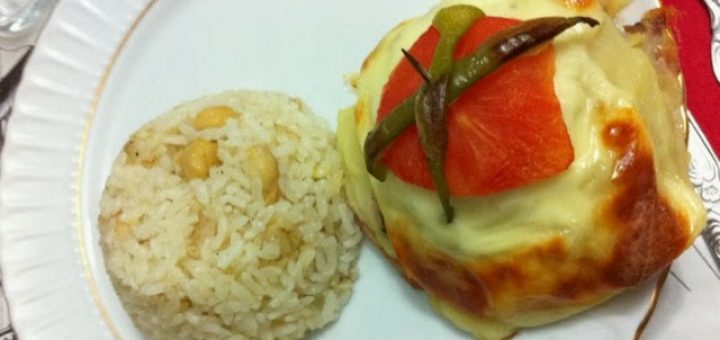 kaşar peynirli fırın köfte