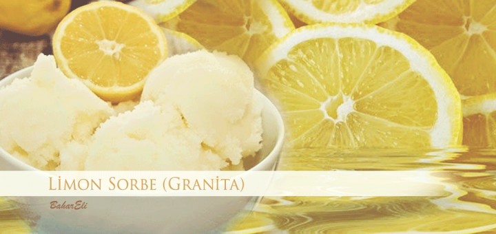 Limon Sorbe (Granita) Yapımı