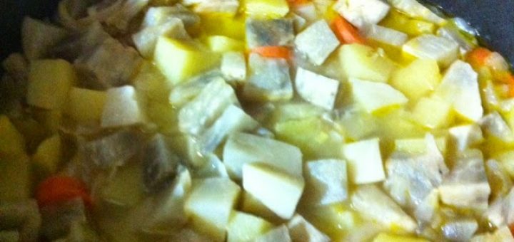 Portakallı zeytinyağlı kereviz yemeği