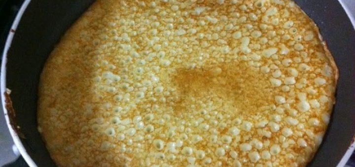 Sütsüz yumurtasız pancake krep