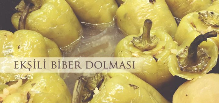 ekşili biber dolması