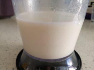 Badem sütü yapımı