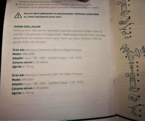 Mamajoo Elektronik Tekli Göğüs Pompası Özellikleri