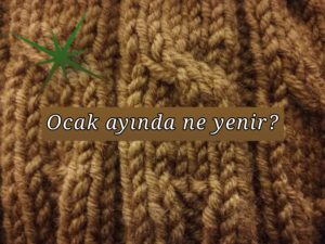 Ocak ayı sebze ve meyveleri