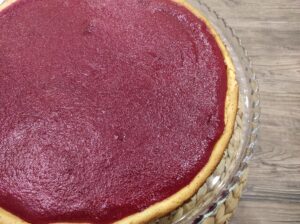 Kızılcıklı Beyaz Çikolatalı CheeseCake