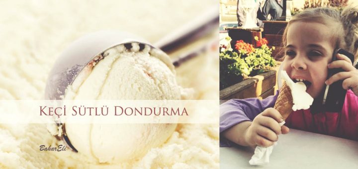 Keçi sütlü dondurma