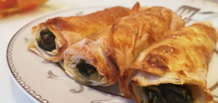 Ispanaklı Rulo Börek
