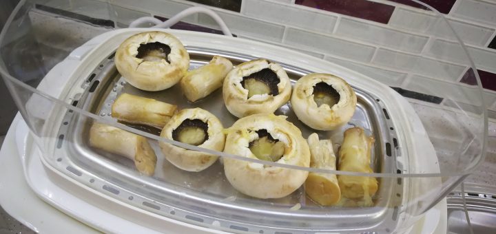 Homend Buharda pişiricide mantar.