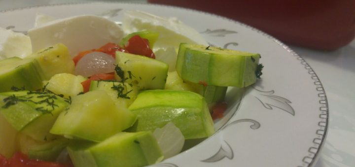 Buharda Pişiricide kabak yemeği