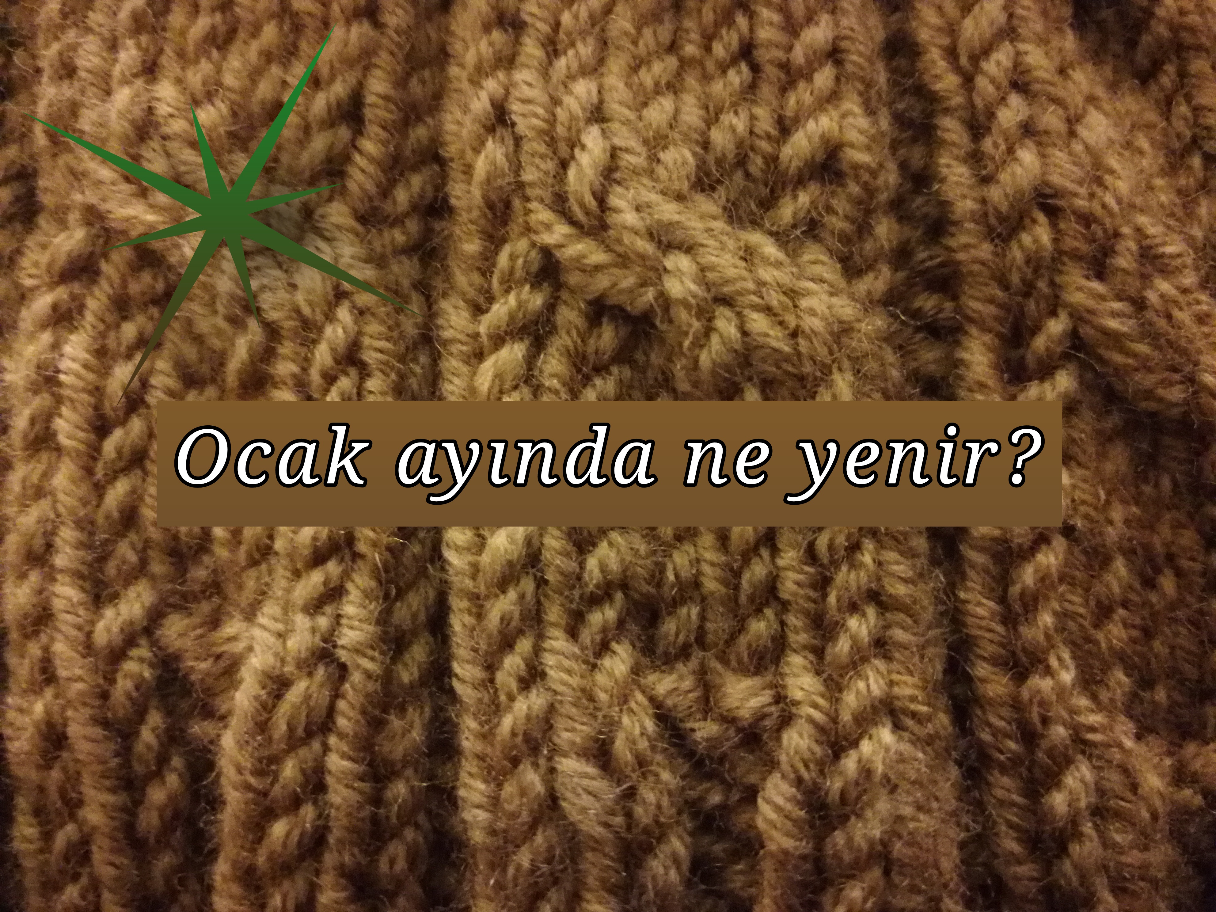 Ocak ayı sebze ve meyveleri